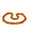 Cognac Chips Baby teething Baltic amber necklace CBT17
