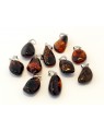 10 items Baltic Amber pendants P58