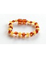 Baby teething amber bracelet