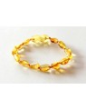 Baby teething amber bracelet