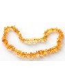 Baby teething amber necklace
