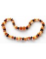 Baby teething amber necklace
