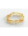 Baby teething amber bracelet
