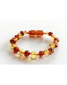 Baby teething amber bracelet