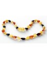 Baby teething amber necklace