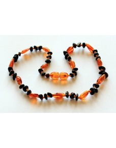 Multi Baby teething Baltic amber necklace BBT10