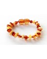 Baby teething amber bracelet