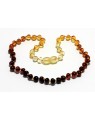 Baby teething amber necklace