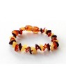 Baby teething amber bracelet