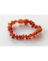 Baby teething amber bracelet